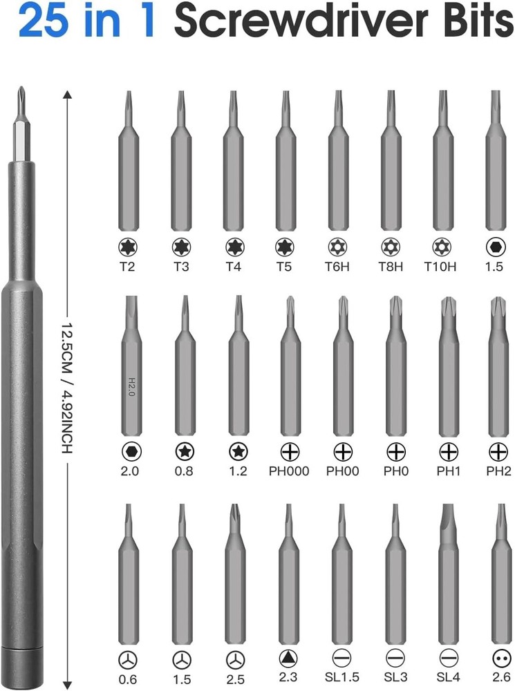 Screwdriver Set Torx Security T8 Tools For PS5 PS4 Console Controller Fan Clean