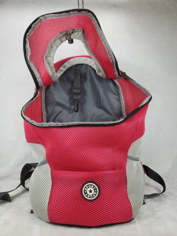 Breathable Dog Carrier Backpack, Adjustable Straps, pockets, Medium, lightweight