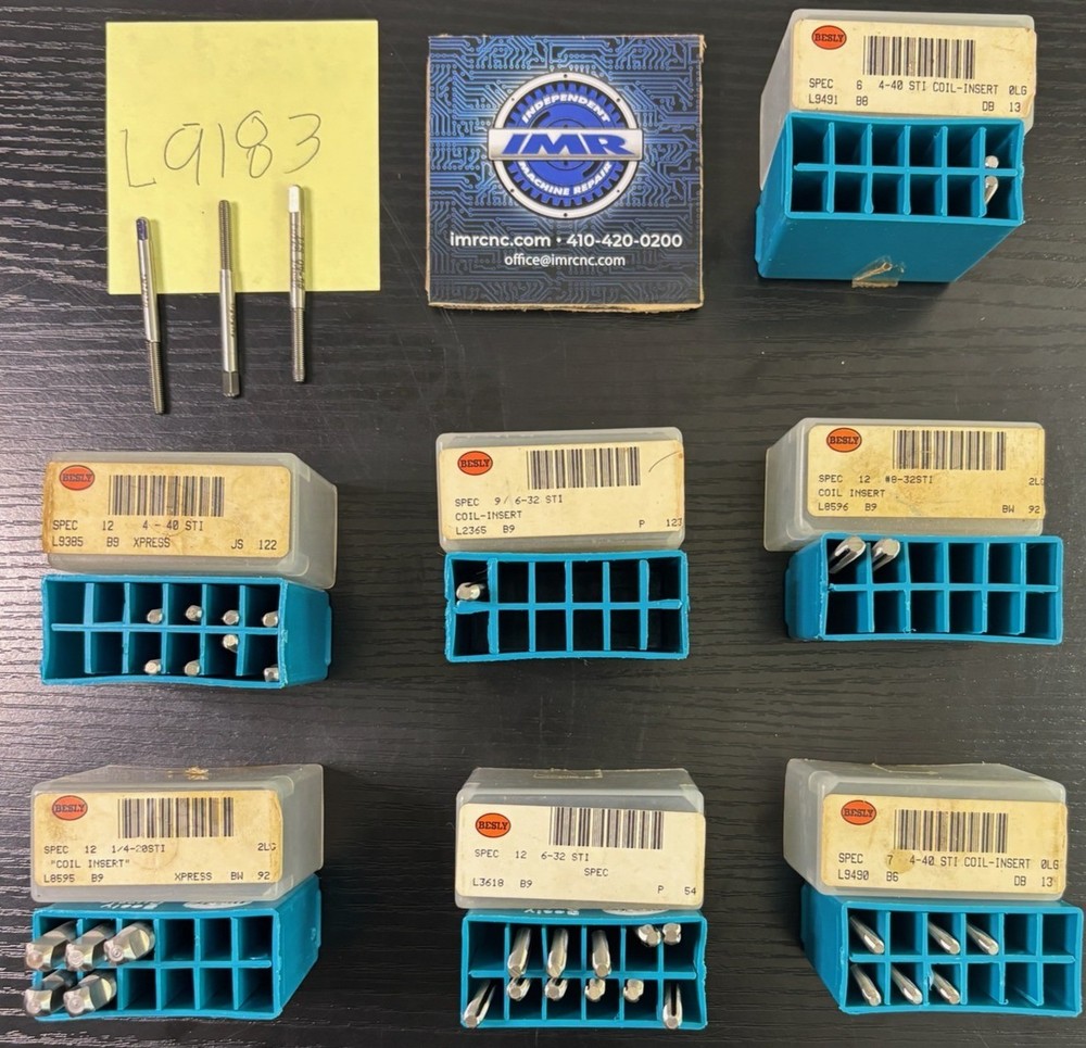 Besly Coil Inserts Various Sizes Lot 38