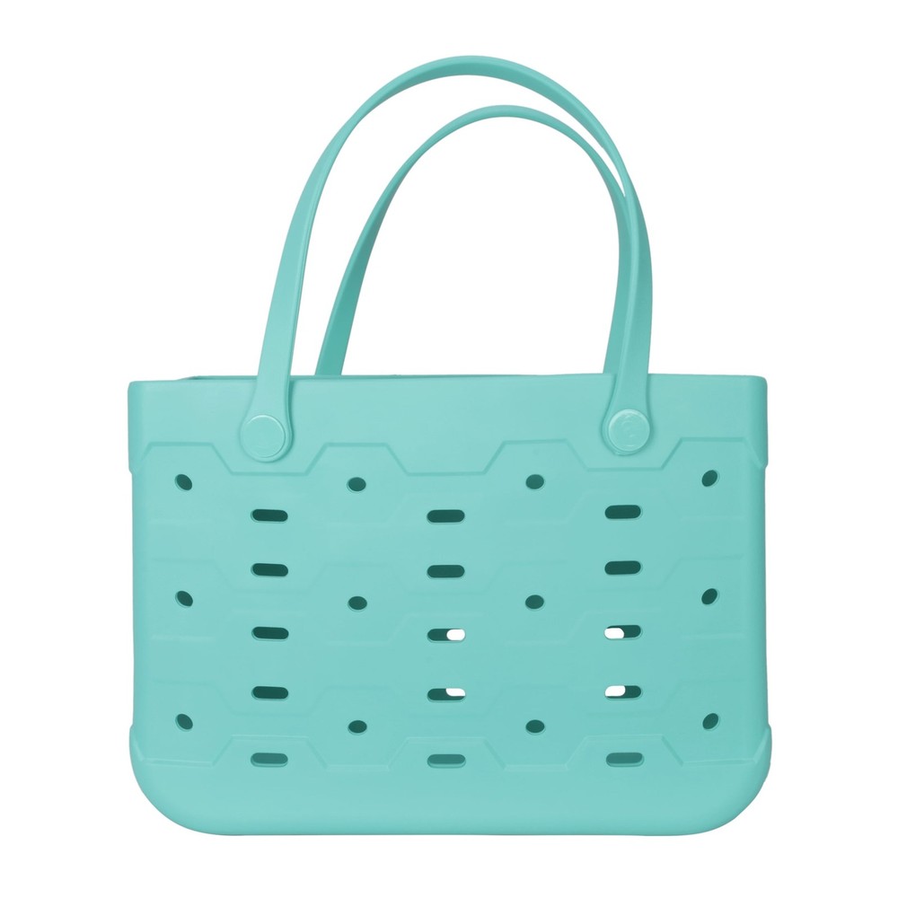 Large All Purpose Flex Laundry Tote Teal – Waterproof & Washable