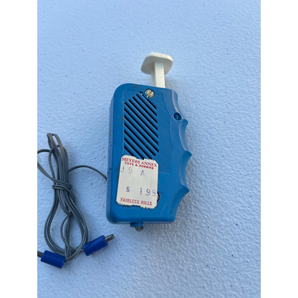 NOS vintage blue matchbox hand controller- Made by Arnold