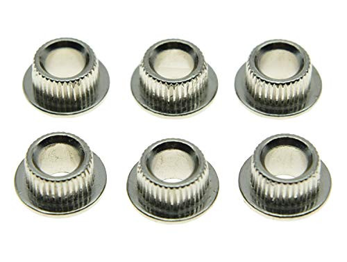 6X Electroplated Plastic Guitar Tuning Key Conversion Bushing Adapter Ferrule US