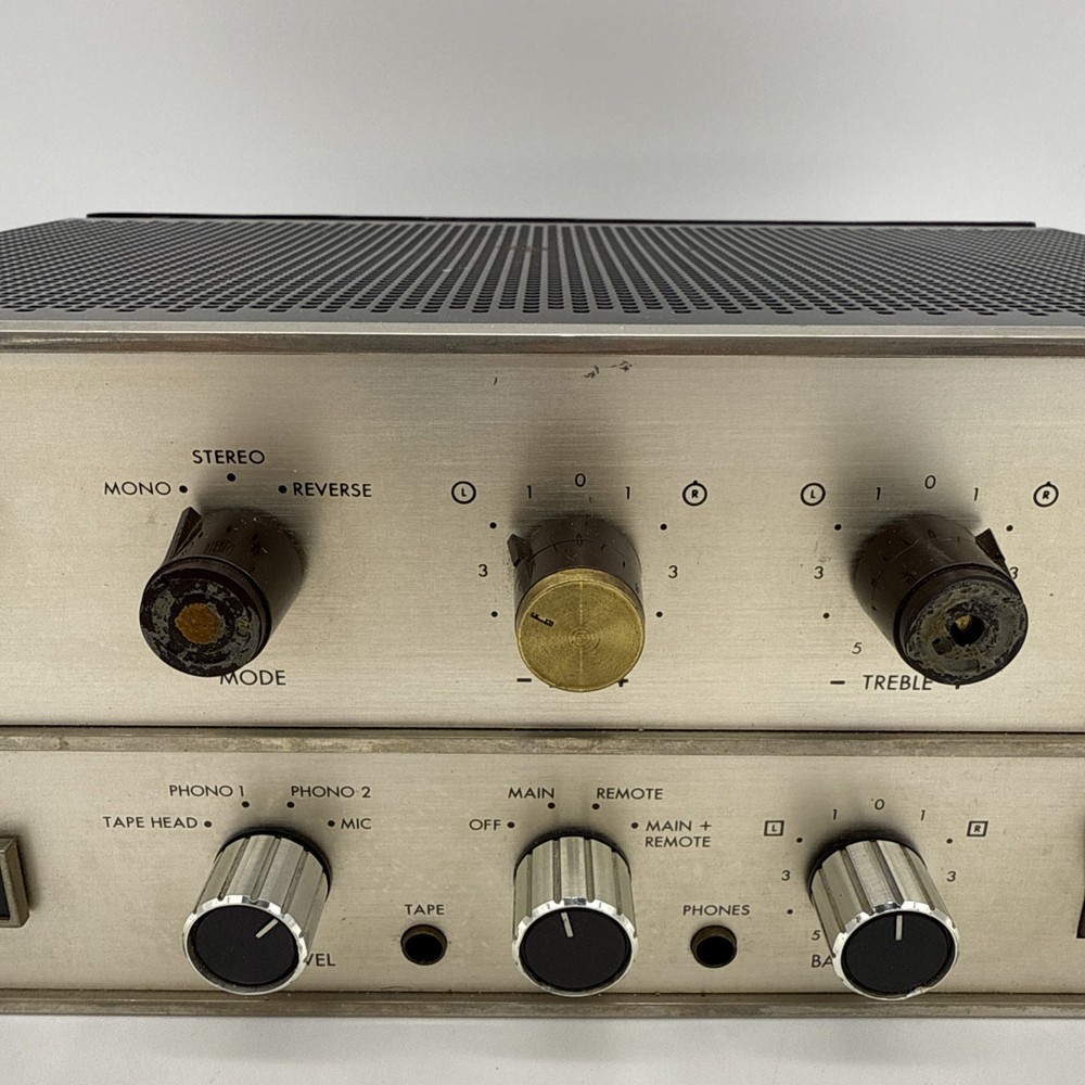 Fisher TX 300 Transistor Control Amp Integrated Amp Powers On Unable To Test