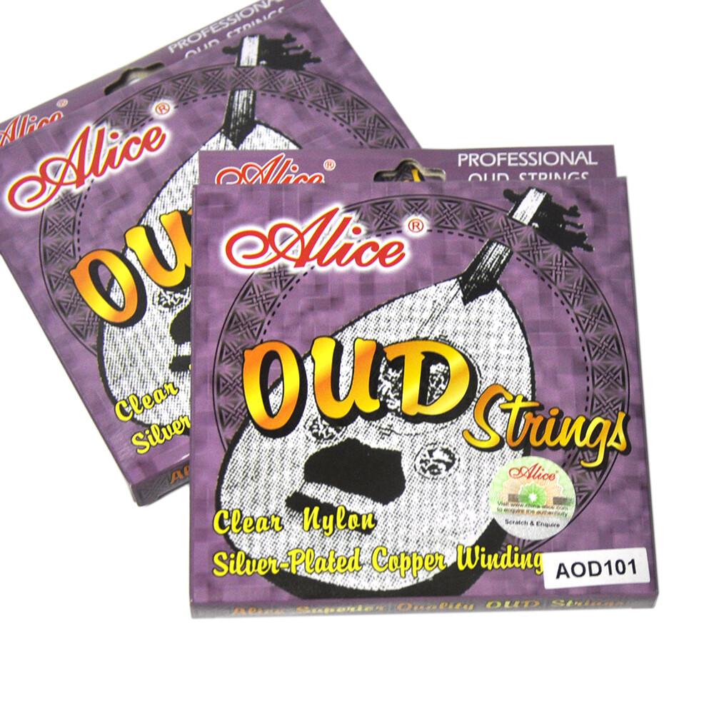 5 Sets Alice AOD101 OUD Strings Nylon Silver-plated Copper for 10-string Oud
