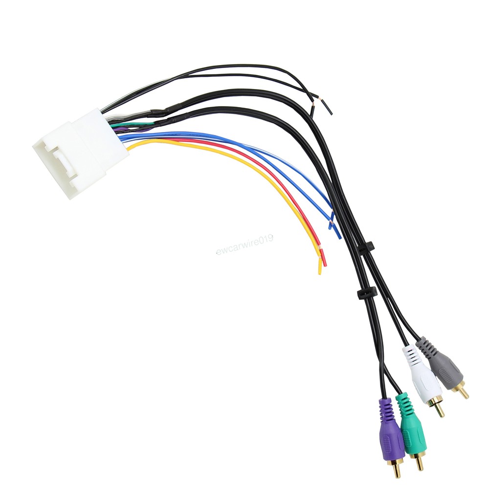 Radio Wire Harness AMP Integration 4RCA Adapter For 2000-2005 Lexus IS300 ES300