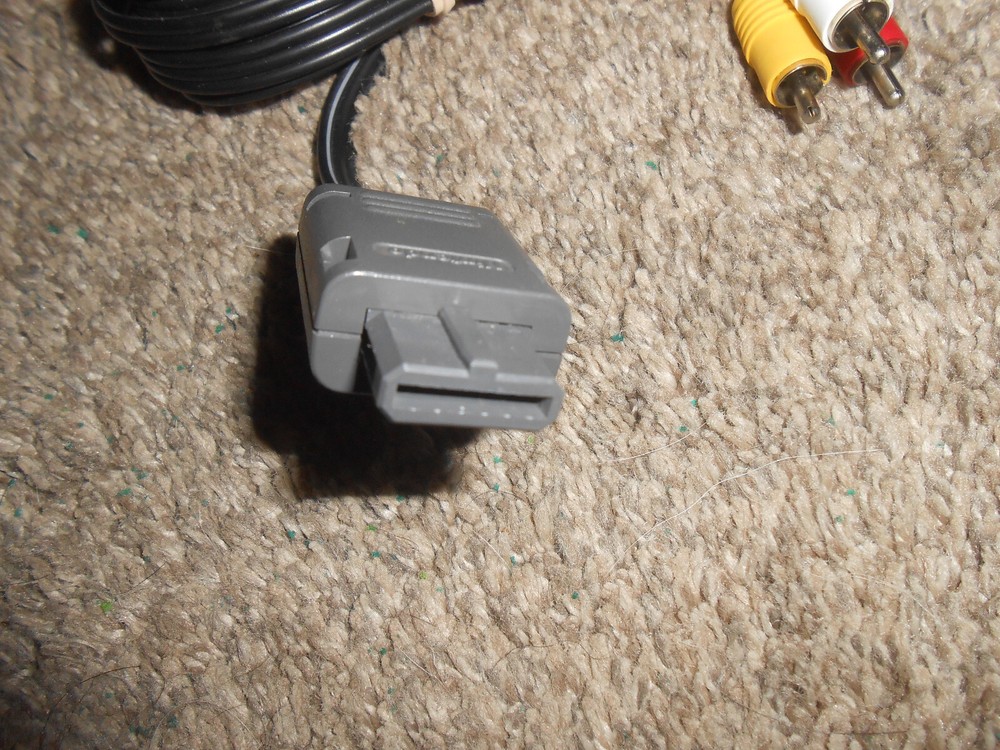Offical Original Super Nintendo N64 GameCube SNES AV RCA Video Cable