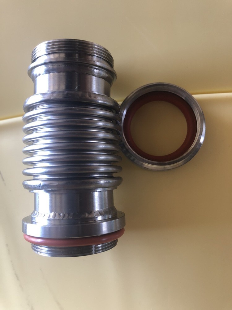 Vacuum Flex Bellows, ID:1-8/3, 4” long