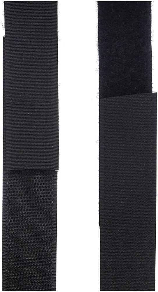 YKK Sew on Hook & Loop - 5 or 10 Yards - Black, White