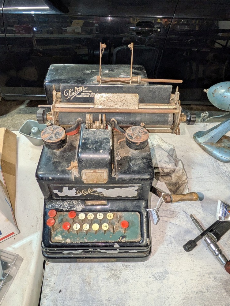 Antique Dalton Adding Listing & Calculating Machine Cincinnati, Ohio Early 1900s
