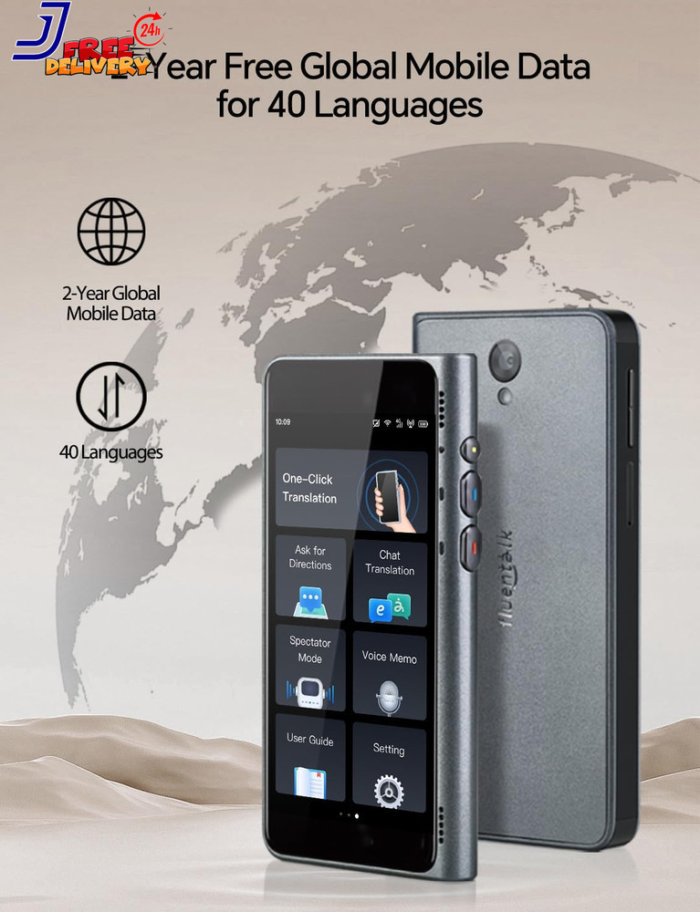 Fluentalk New T1 Translator Device Support 40 Languages 31+Offline Language Pair