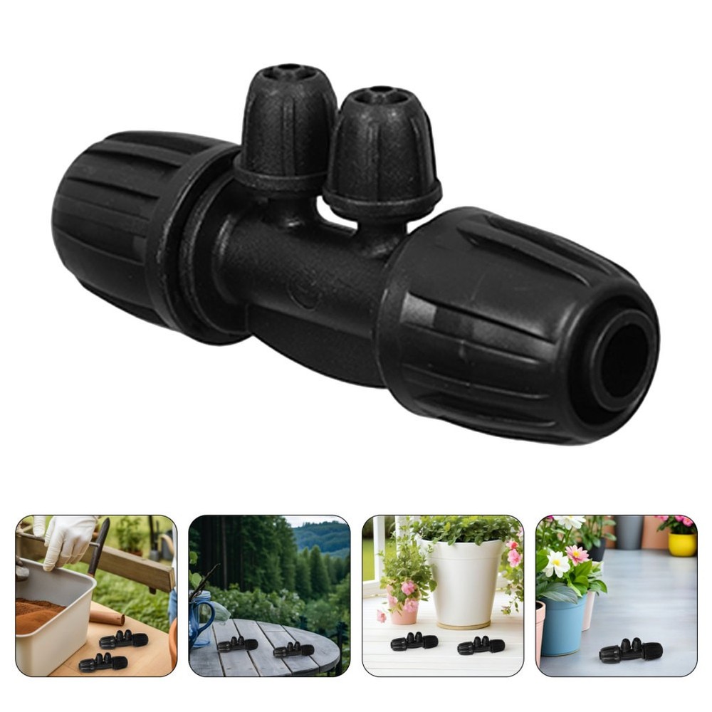 10 Pcs Drip Irrigation Barbed Connectors Coupling Coupler Fitting