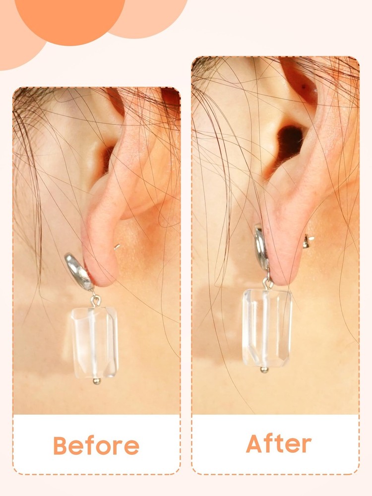 Earring Backs Replacements for Droopy Ears, Heavy Earrings Lifters, Locking E...