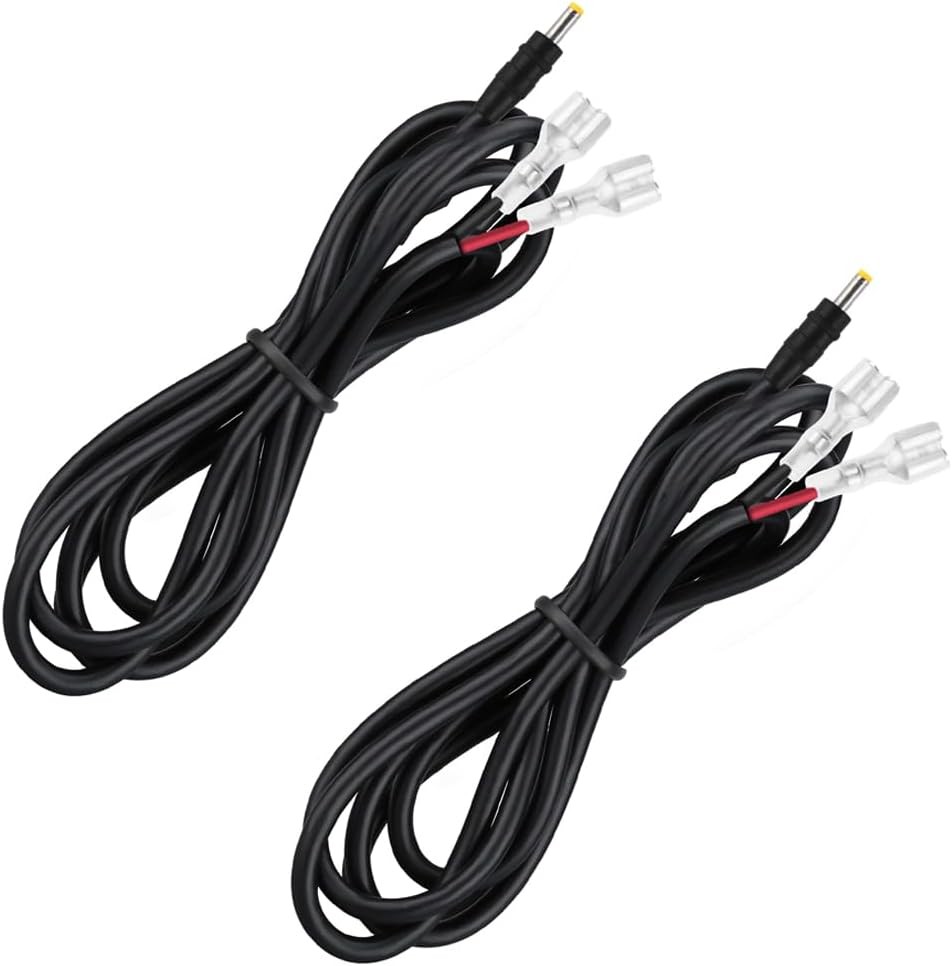 Trail Camera Power Cord,5.5x2.1mm DC Plug External Cable Black