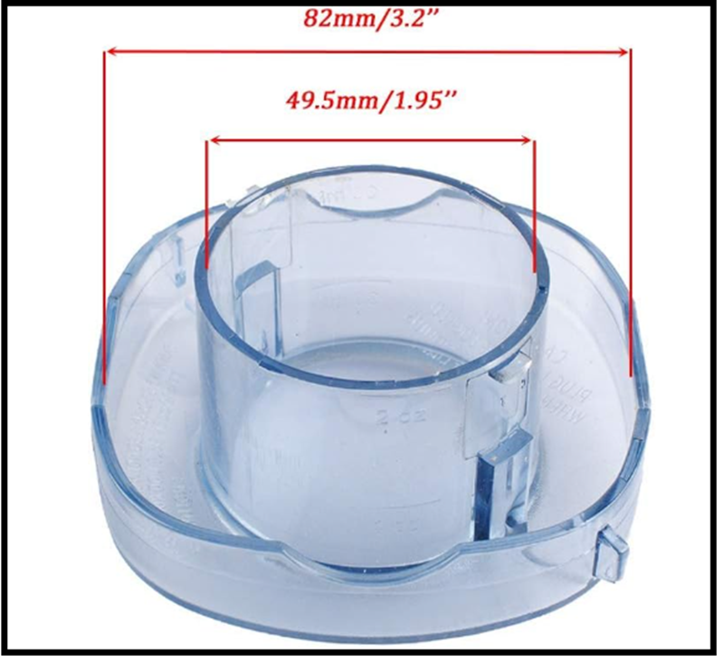 Plug Container Blender Replacement Parts for Vitamix-Lid Plug Fit Drink Machine