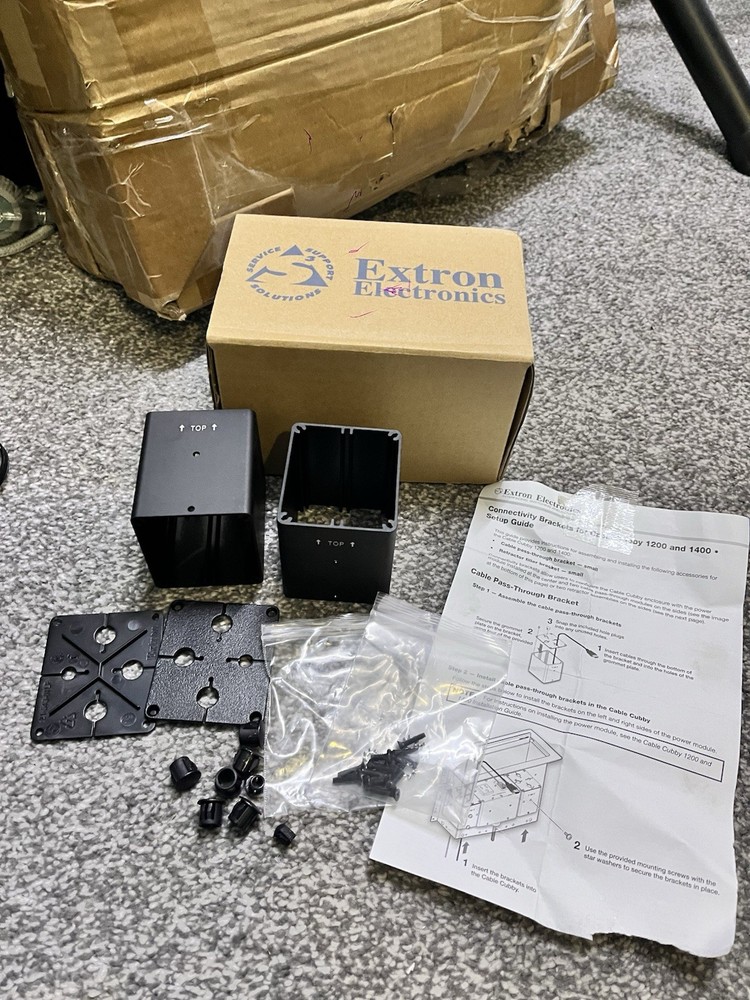 Extron Cable Cubby Series Connectivity Bracket Kit – Quad 70-1040-03