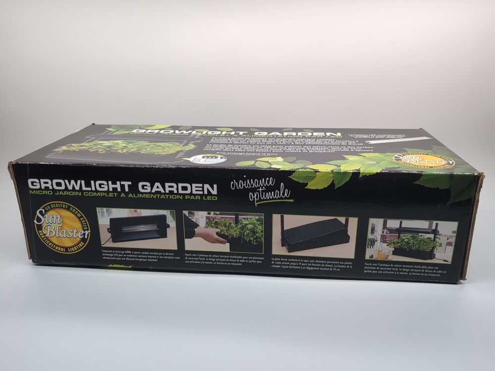 Sunblaster Micro T5 Grow Light Garden, Black