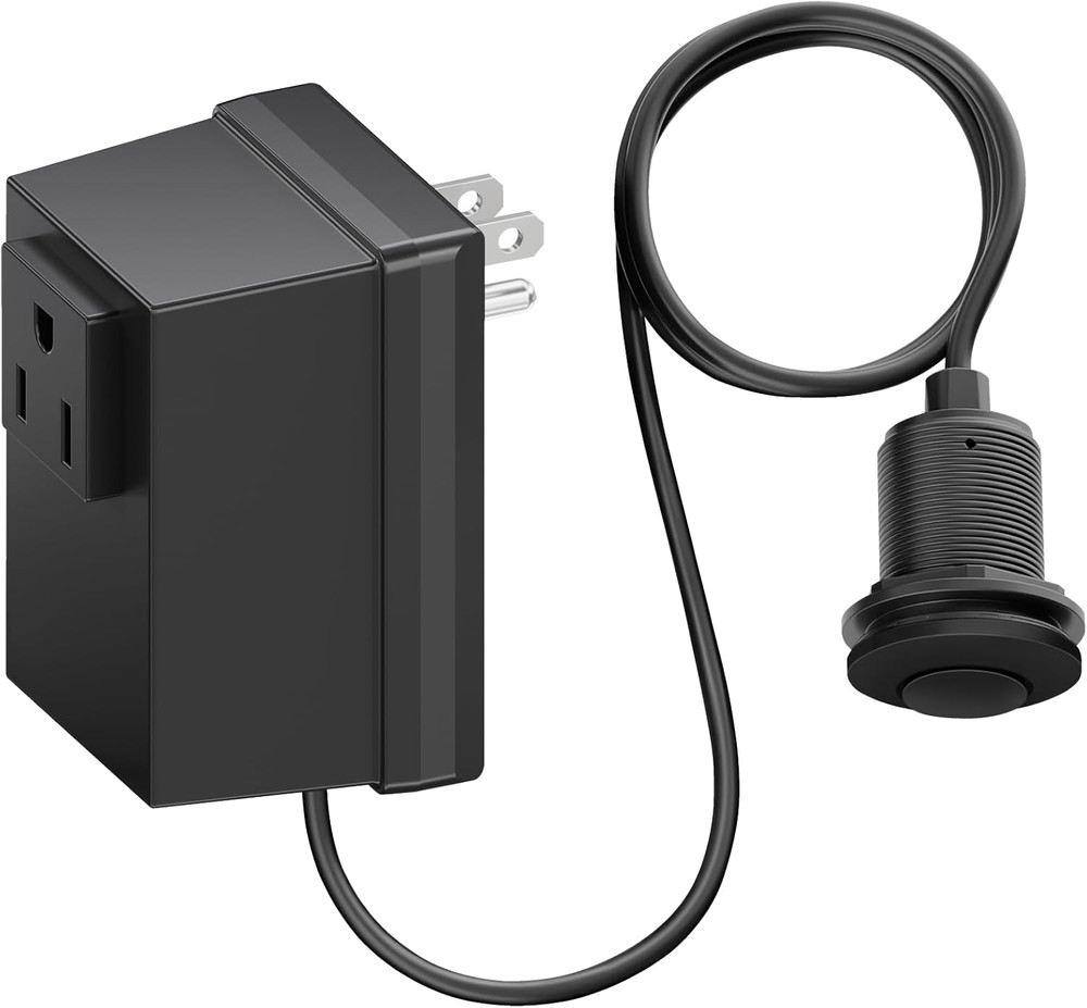Matte Black Air Switch Kit for Garbage Disposal - Model 443155