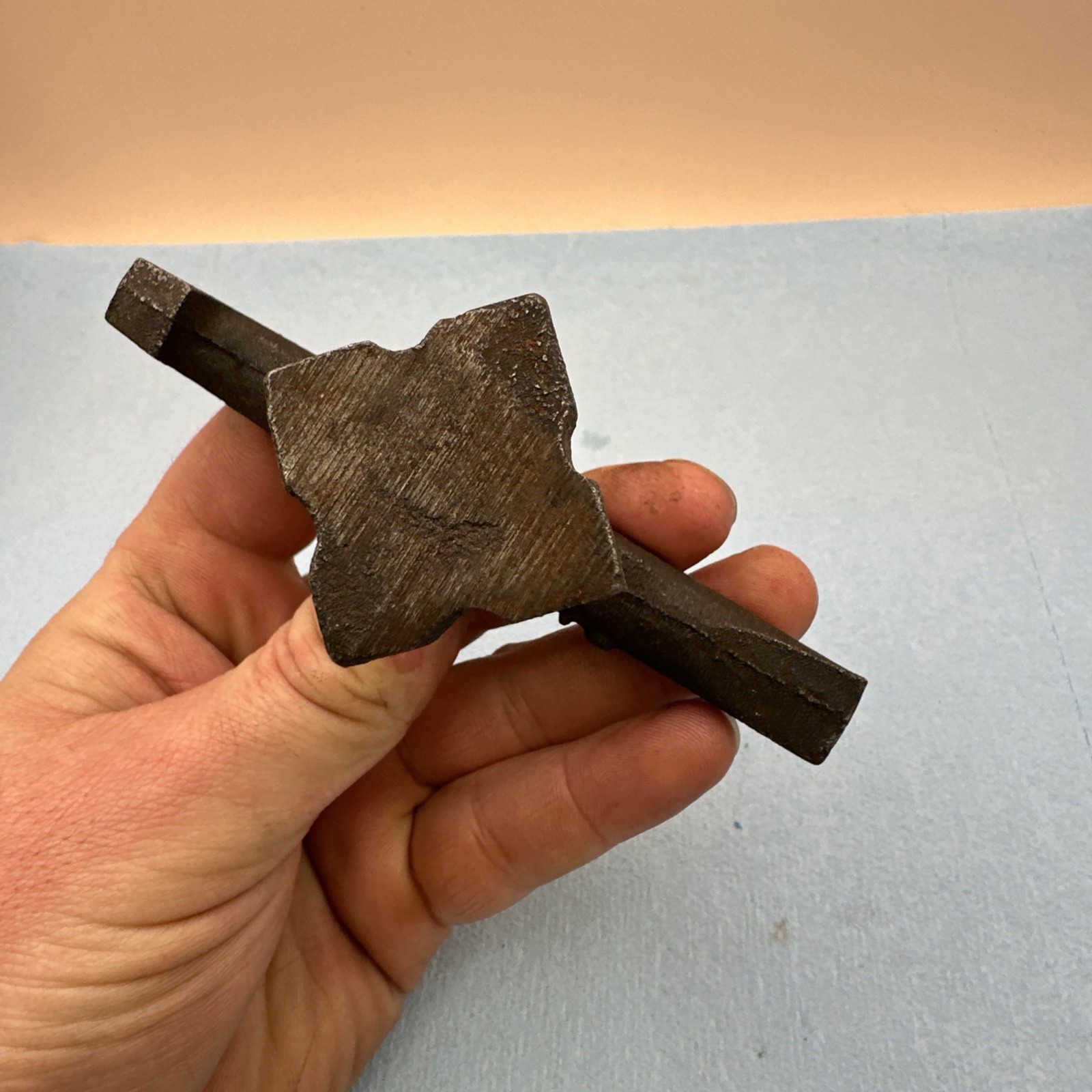 VINTAGE SIMPLEX WATER MAIN GAS VALVE MULTI-TOOL WRENCH, PLUMBING SHUT-OFF TOOL