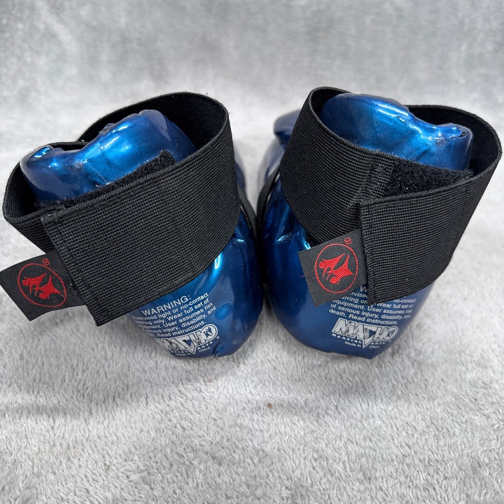 Warrior Macho Kickboxing Boots Womens Small Blue Sparring