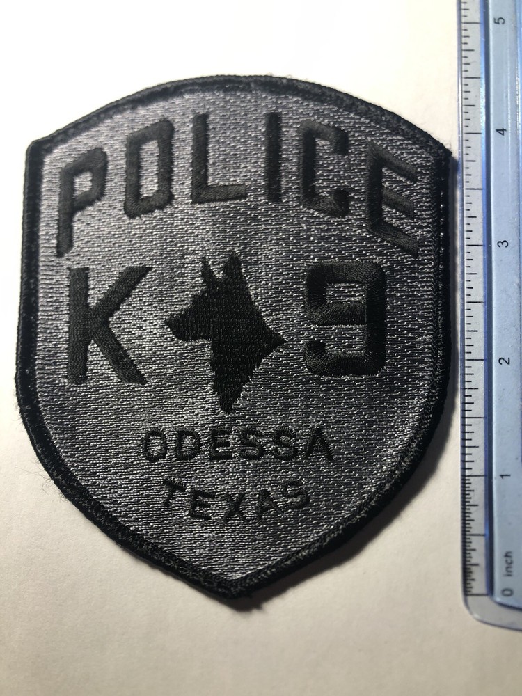 Odessa Texas Police K9 Patch ~ RARE