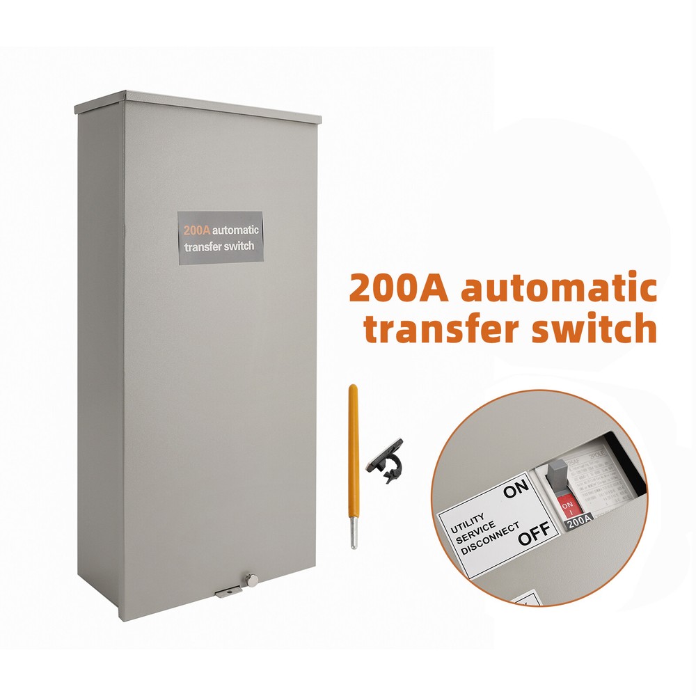 200 Amp Automatic Transfer Switch Replacement for Generac RXSW200A3 w/Power NEW