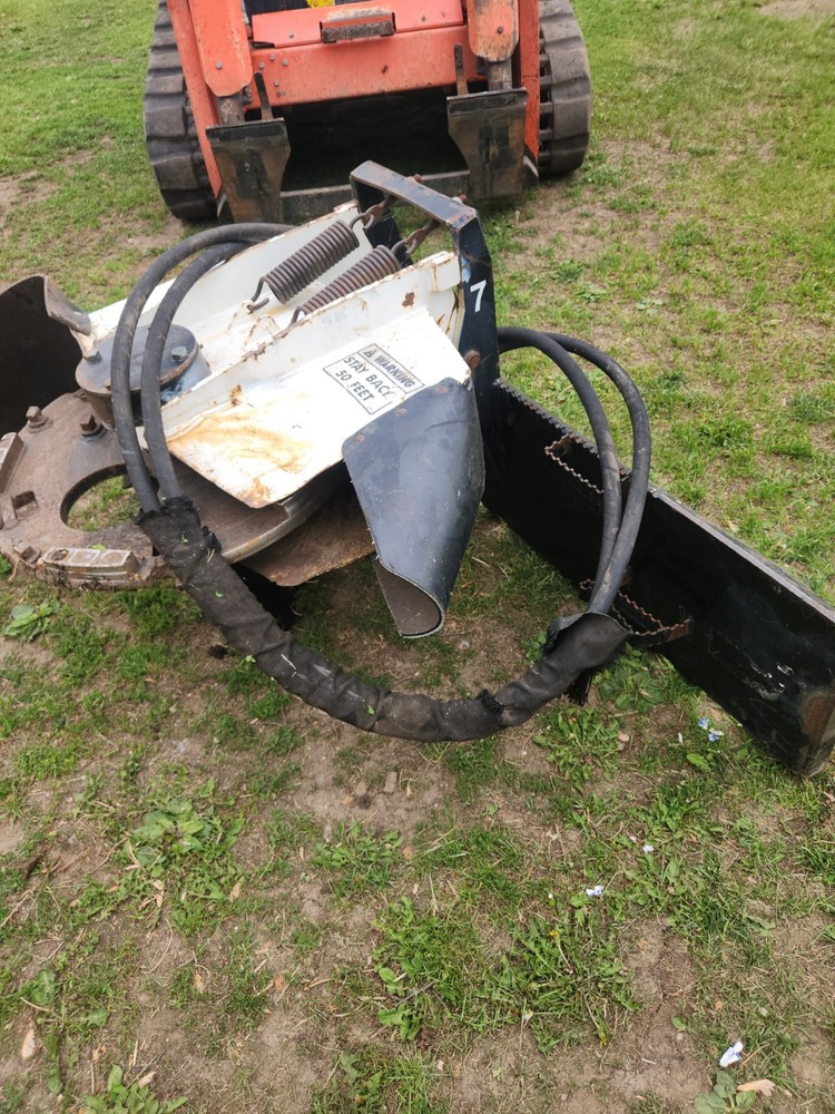 skidloader stump grinder stumper 280hd