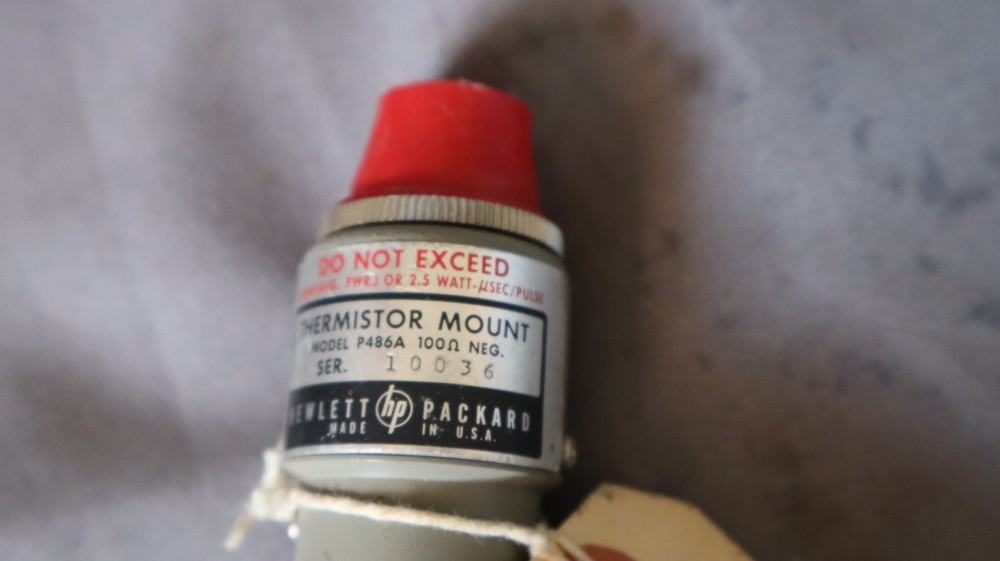 NOS Hewlett-Packard P486A Thermistor Mount Untested s