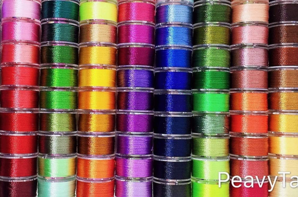 60 Pcs/Colors Prewound Embroidery Bobbins Thread Embroidery Machine Thread Kit.