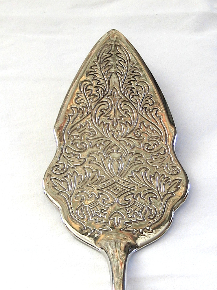 Silver Cake Serving Set