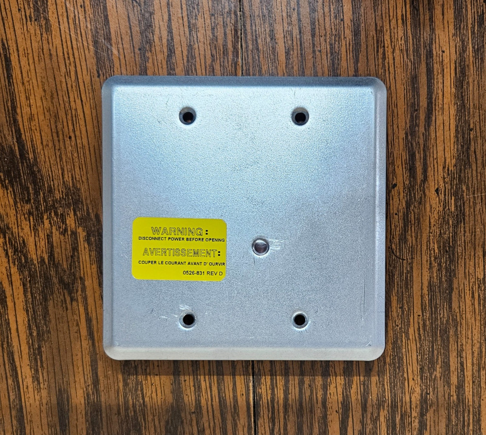 Simplex 0742314 4" Flush Zam Cover