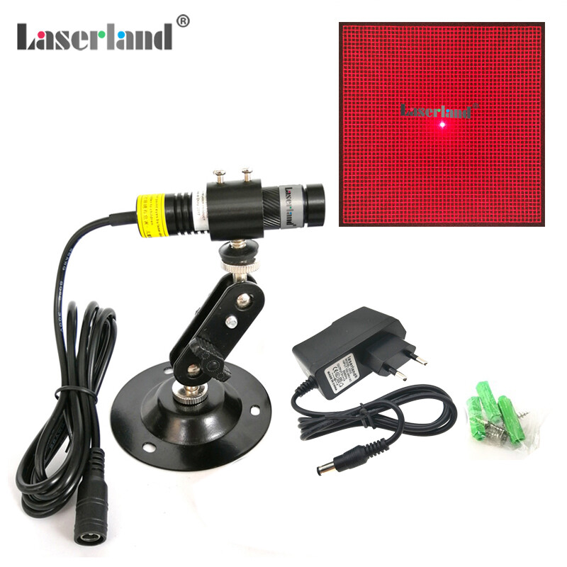 650nm 100mW 50*50 Grid Grating Red Laser Module 3D Structural Light Source