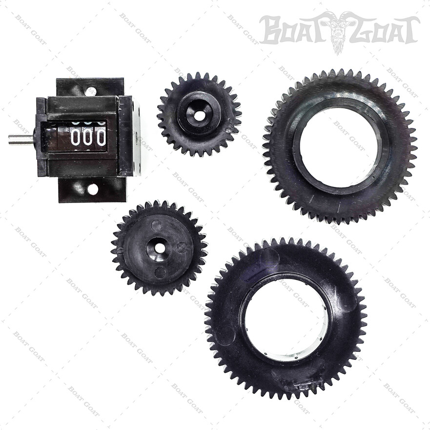 Cannon Downrigger Depth Counter + Gear Kit - MANUAL - UNIVERSAL KIT - 3 Digit