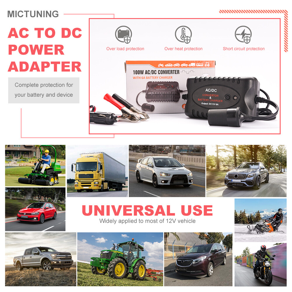 12V Float Trickle Charger Automatic Smart Car Battery Maintainer Charger,US Plug
