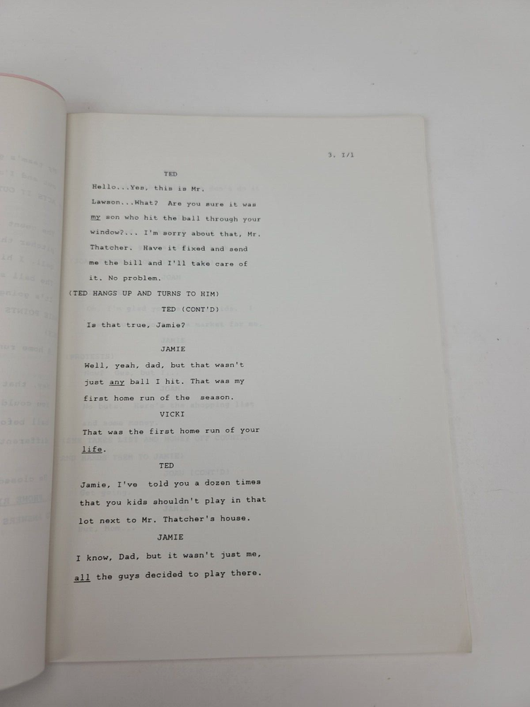 SMALL WONDER / Richard Marcus 1987 Script, Vicki the Robot "The Jailbirds"