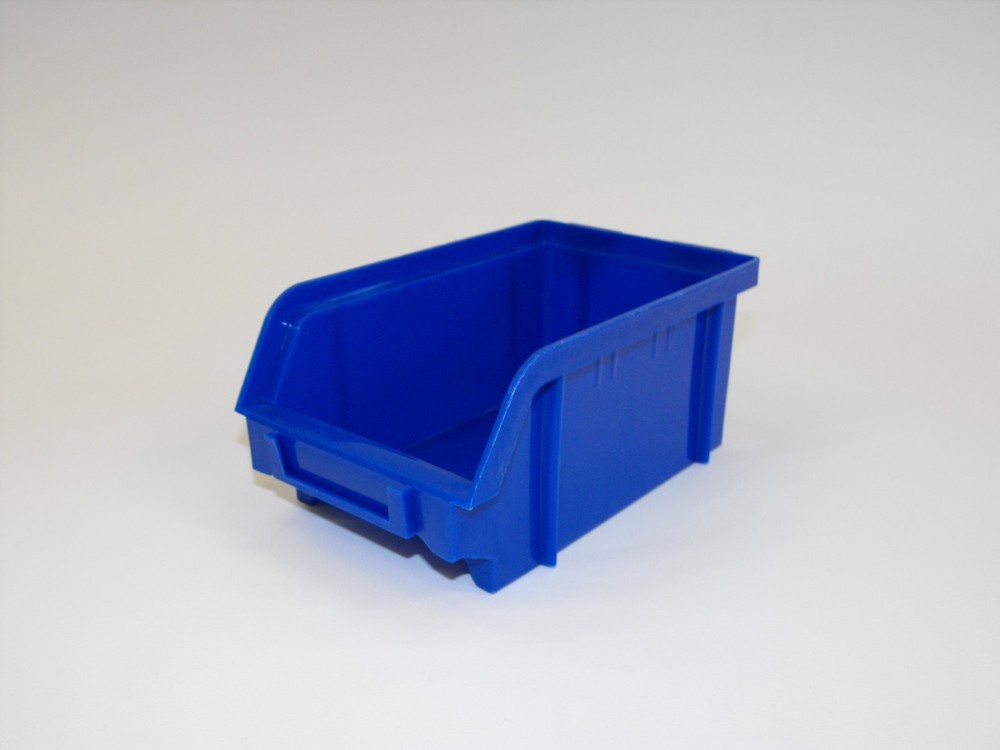 1 Harbor Freight Wall Mount Hanging Storage Bin Replacement Blue Large Bin Plast