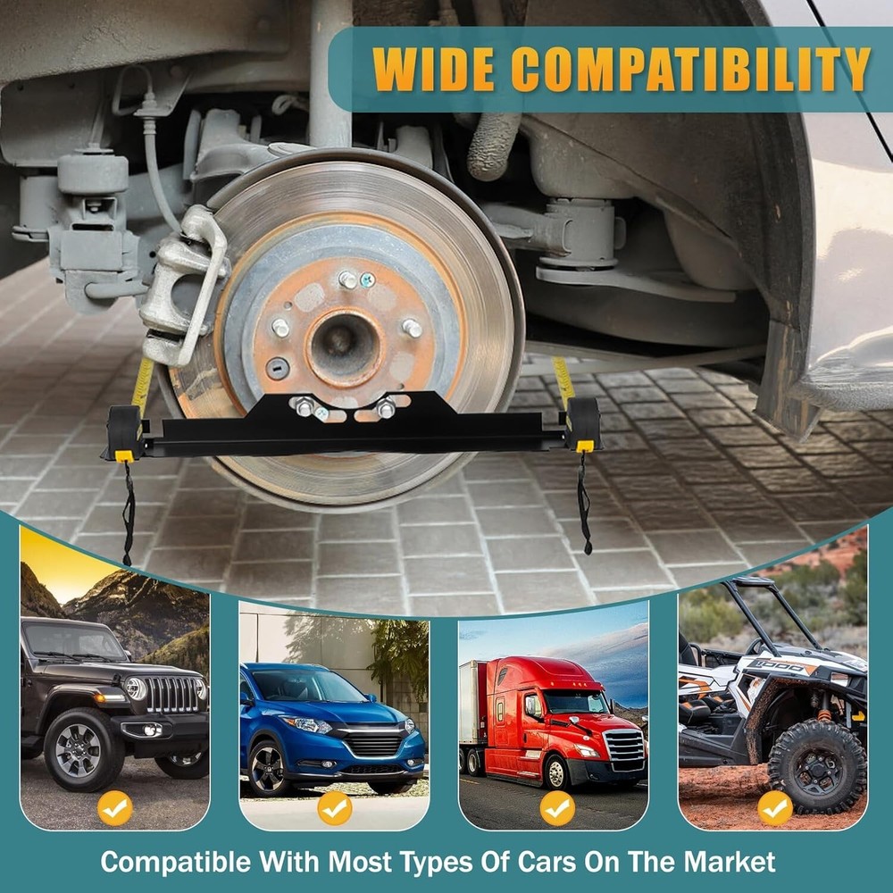 Wheel Alignment Tool Black Toe Alignment Tool Plates for Vehicles Automotive....