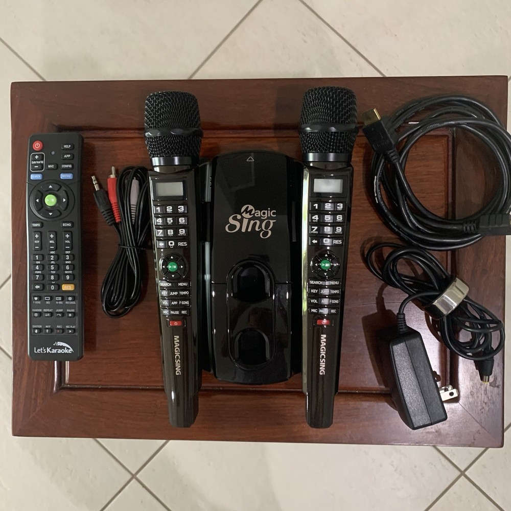 Magicsing Smart Karaoke System ET23 Pro, Wireless Microphones