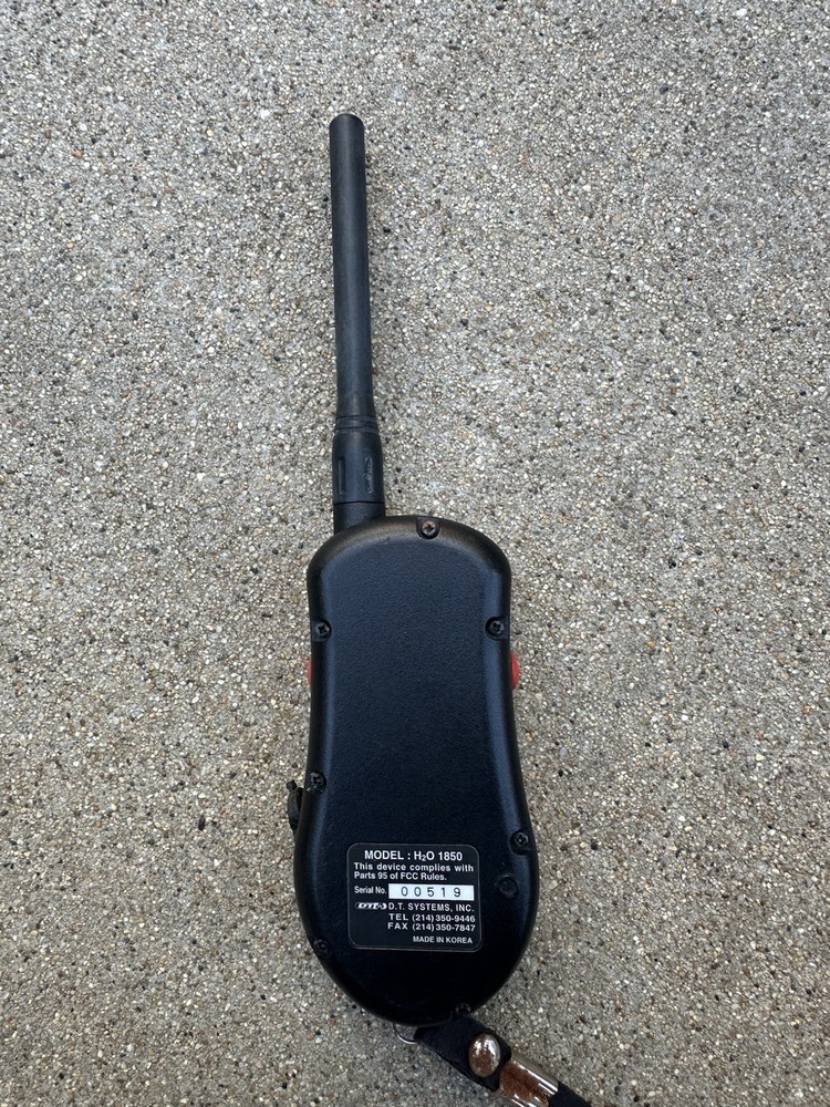 D.T. Systems H20 1850 Super Trainer Electronic Dog Collar - Untested - Bin 5
