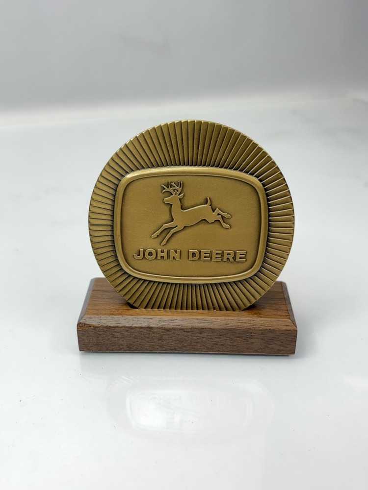 1987 John Deere Desktop Calendar Medallion 