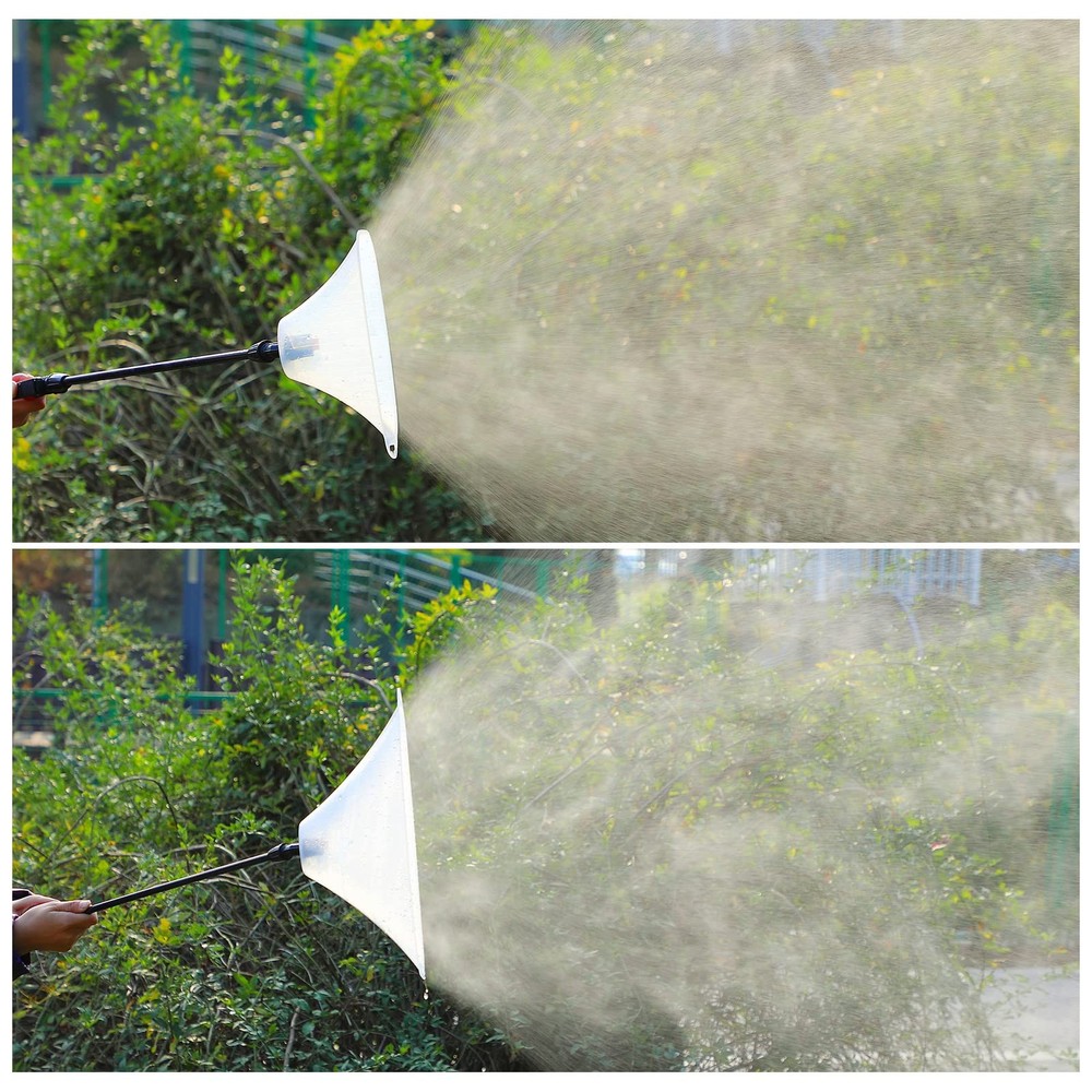 Small Drift Guard with Flat Sprayer Nozzle for Backpack Sprayer Prevents