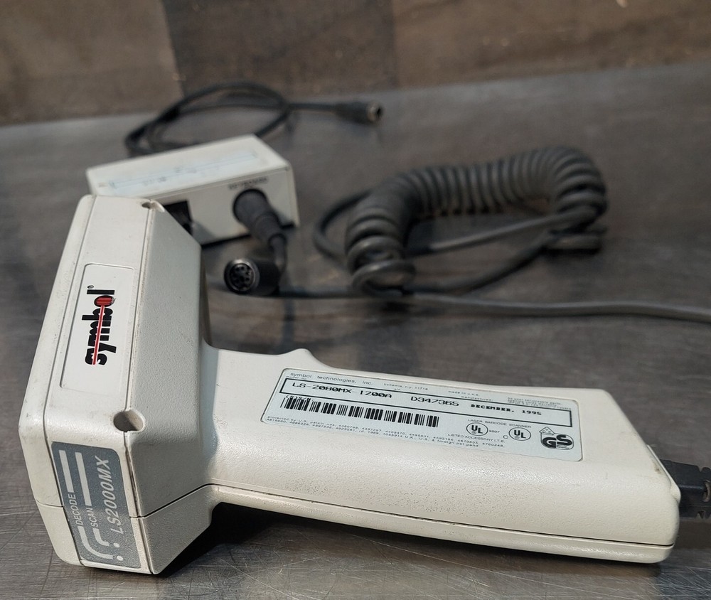 Symbol Tech LS2000MX Barcode Scanner. LS-2080MX-1200A