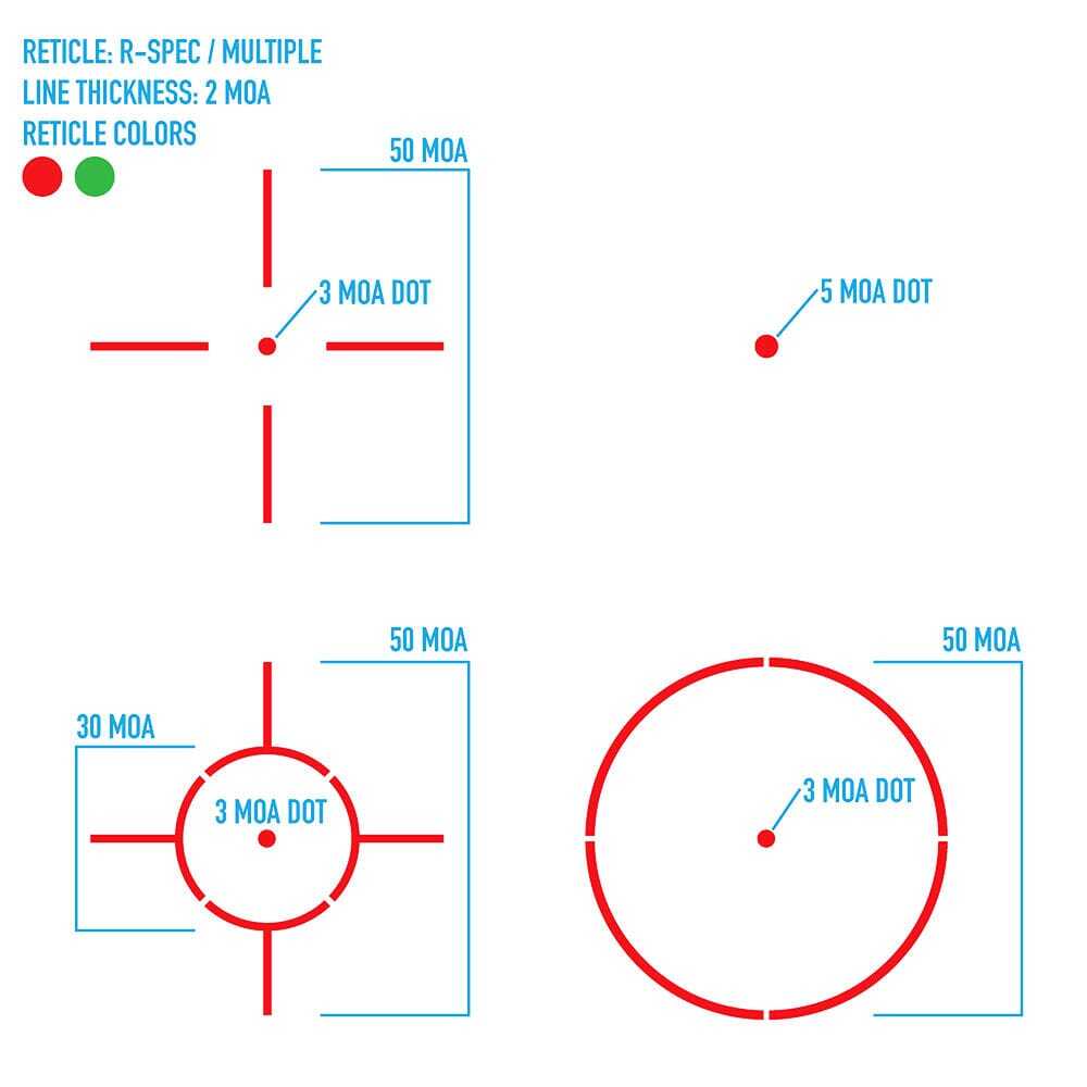 Sightmark Ultra Shot R-Spec 4 Pattern Reflex Sight SM26031
