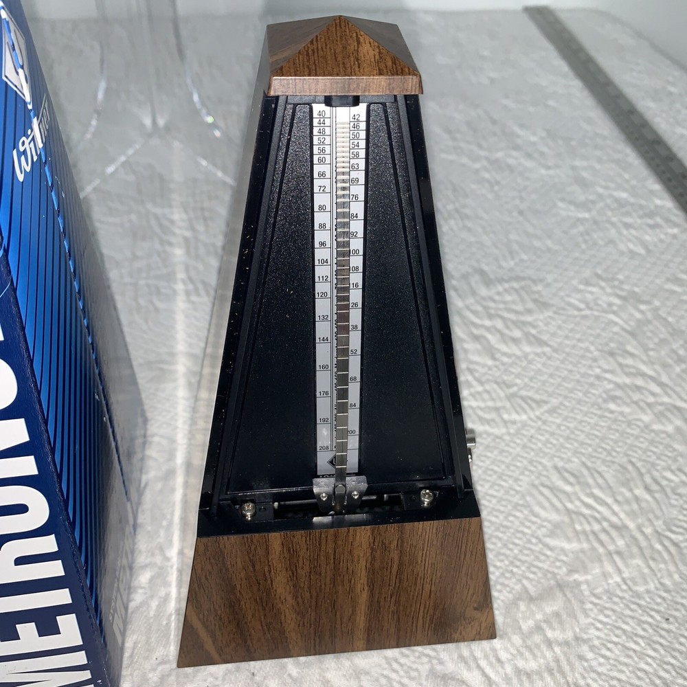 Wittner Plastic Key Wound Metronome - Walnut #845131 In Box