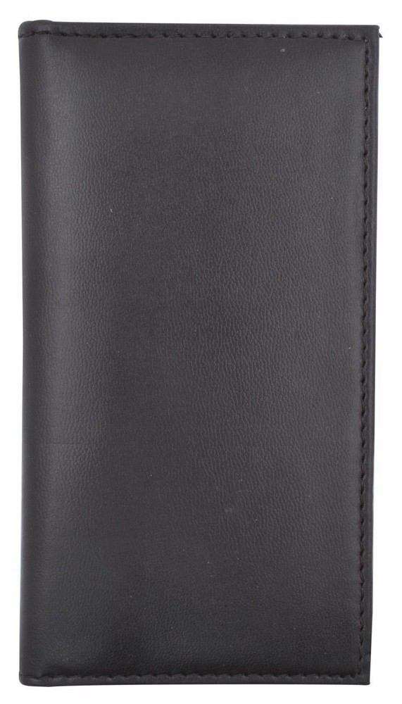 Basic Checkbook Cover BROWN NEW