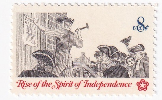 STAMP US SCOTT 1477 "Posting a Broadside" 8 CENT 1973 MNH