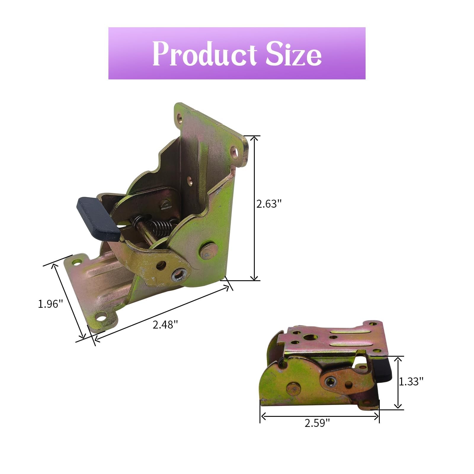 Saim Table Leg Folding Brackets, 4 PCS Foldable self Locking Hinge 90...