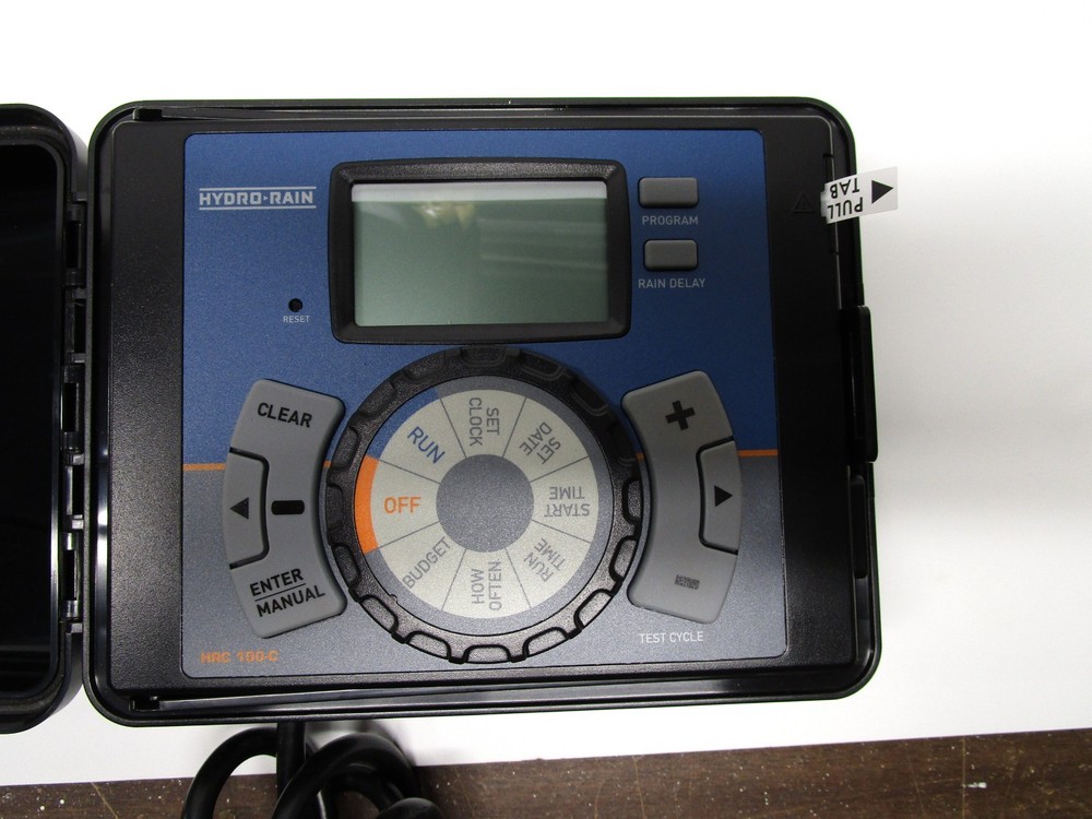 Hydro-Rain Irrigation Controller & Timer 9 Stations HRC-100C - SLIGHTLY USED