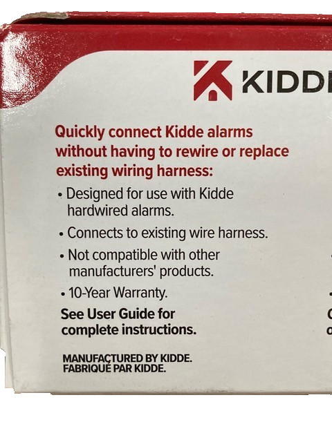 Kidde Quick Connect Smoke Detector Adapter Plug, Smoke Alarm, 20-9003, 3 Pack