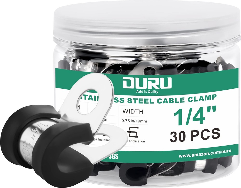 3/8"+1/4"+1/2" Cable Clamps