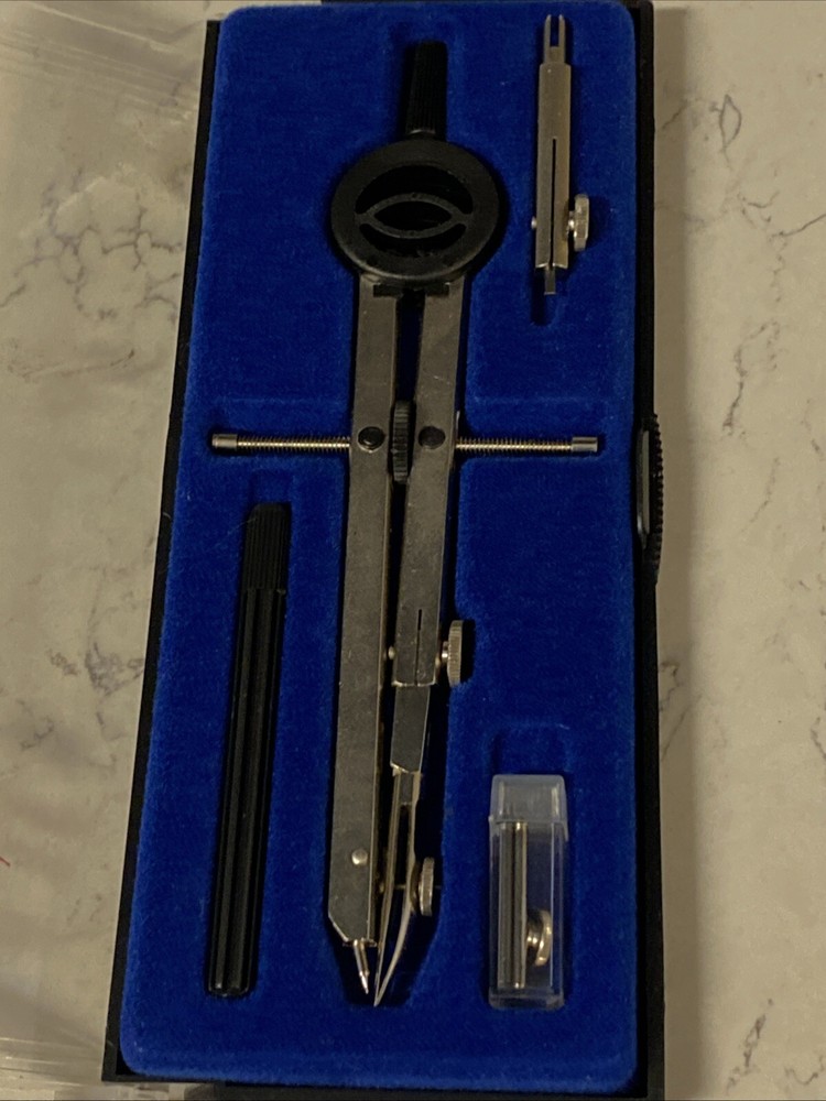 ALVIN 505V BASIC-BOW COMBINATION COMPASS WITH BEAM BAR FREE SHIPPING